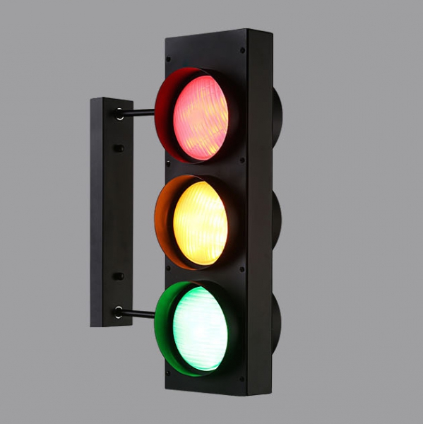 Бра Светофор Loft traffic light Wall lamp Duo Loft Concept 44.109.MT.BL.BJR