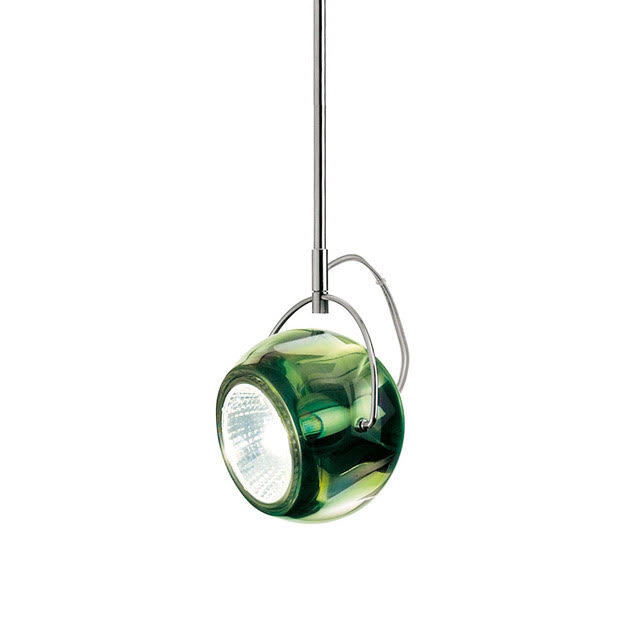 Подвесной светильник Fabbian Beluga Colour Green d9