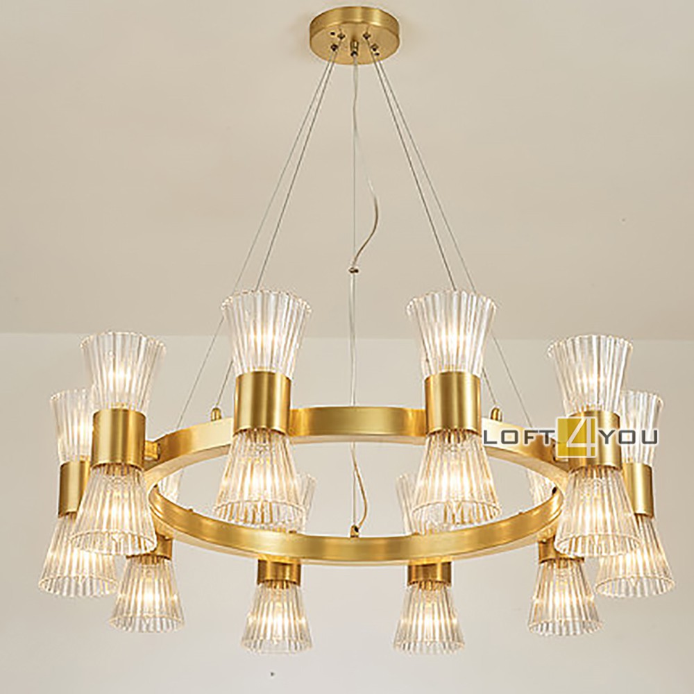 Дизайнерский светильник Fashion Brass Chandelier 4 L02843