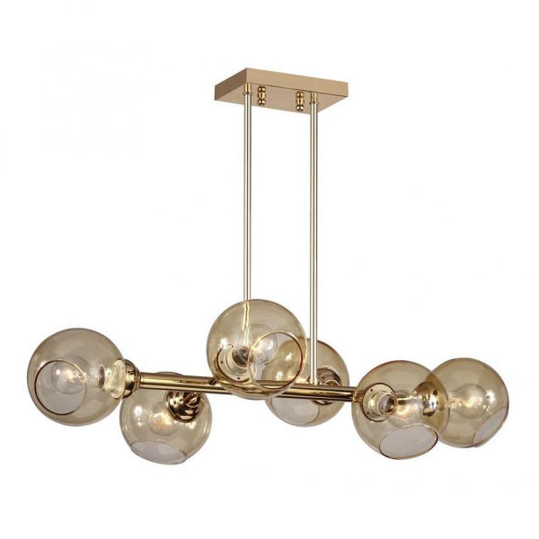 Люстра Glass Bubble Chandelier Brass Loft Concept 40.1056