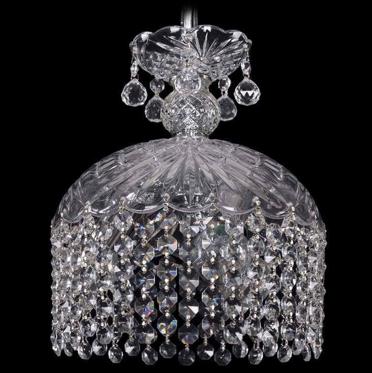 Хрустальный подвесной светильник Bohemia Ivele Crystal серия:7715 7715/22/3/Ni/R