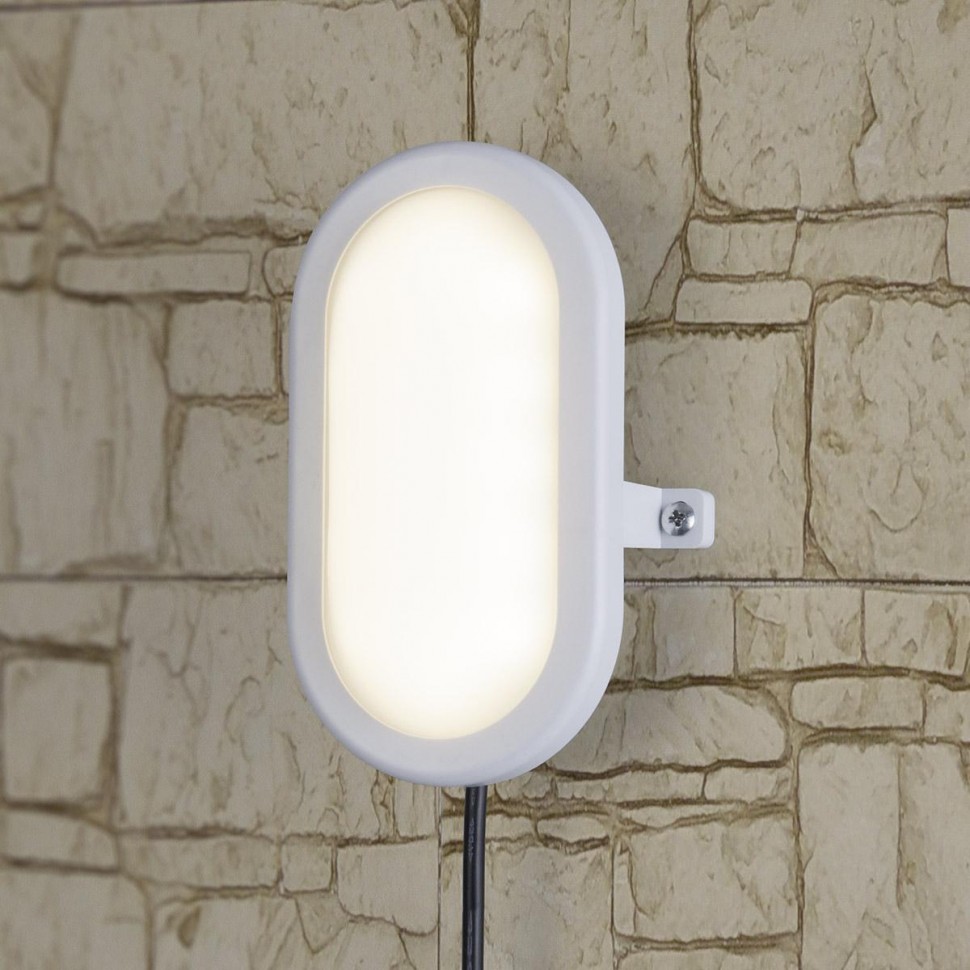 Пылевлагозащищенный светильник Elektrostandart LTB0102D LED 17 см 6W белый 4690389099106
