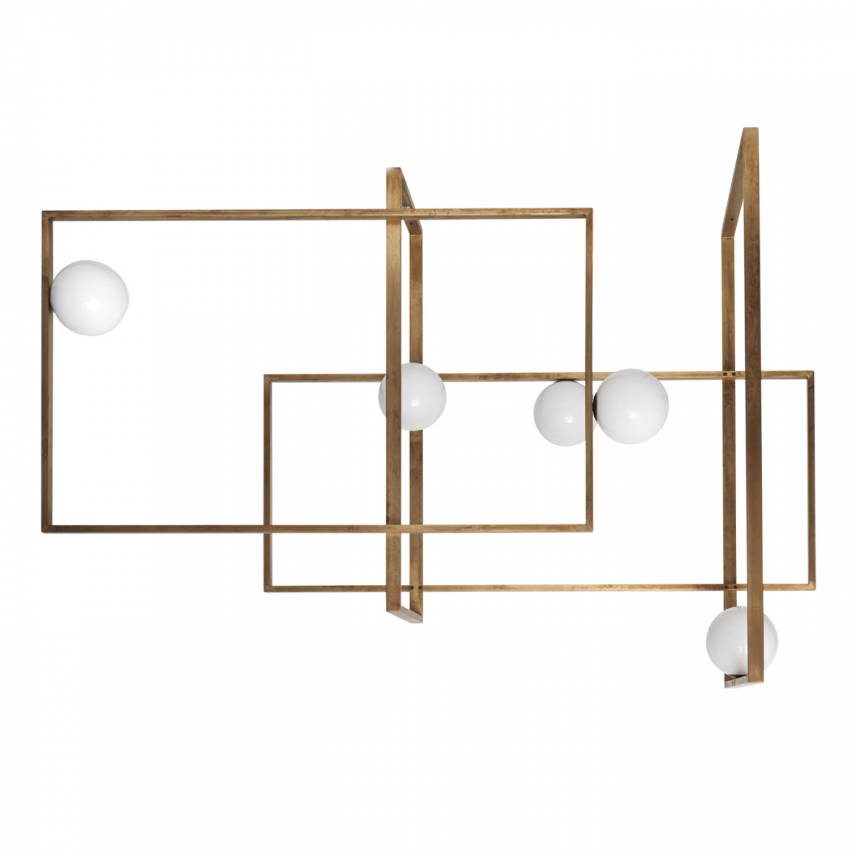 Люстра Mondrian Glass Venicem Ceiling Lamp Loft Concept 48.04