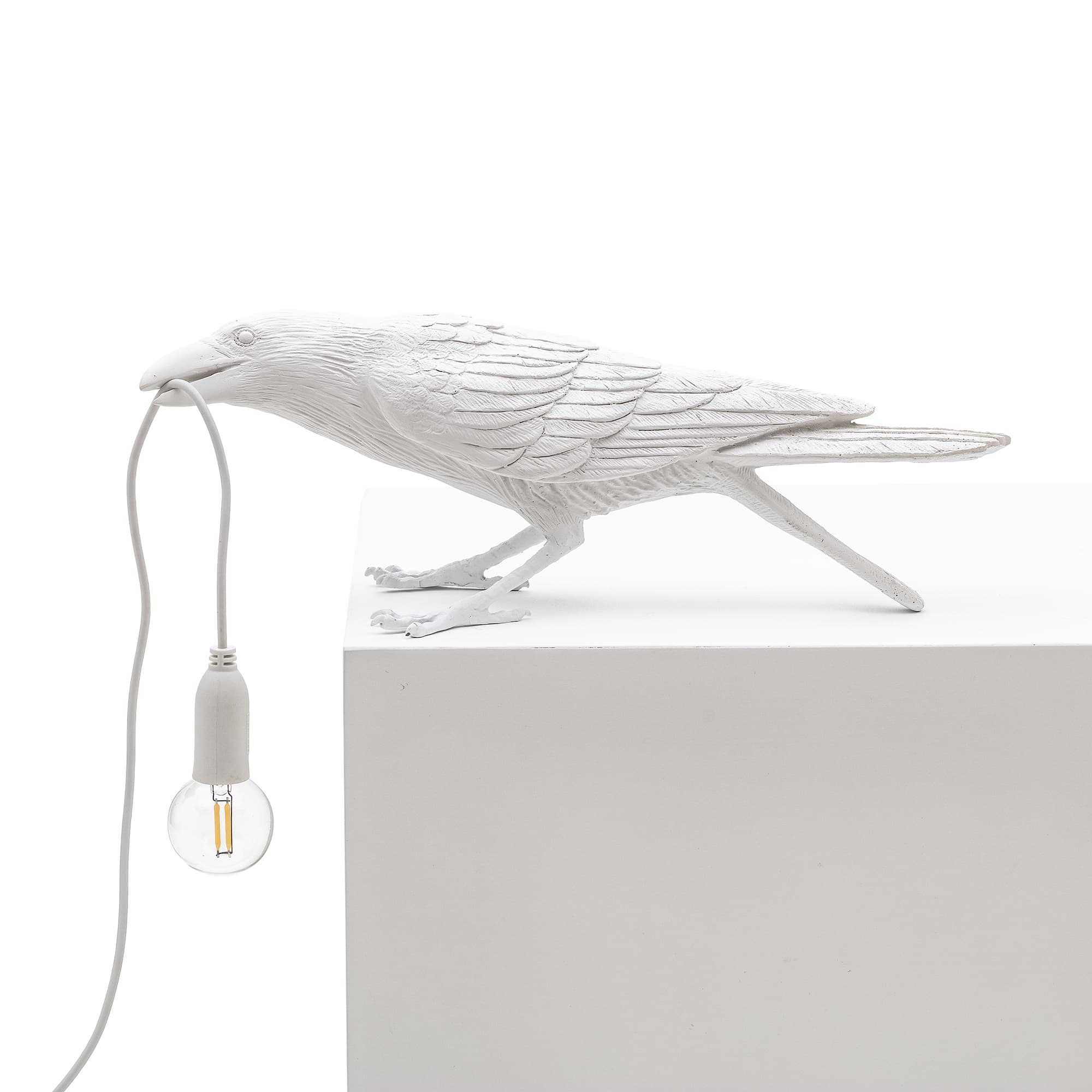 Настольная лампа Seletti Bird White Playing