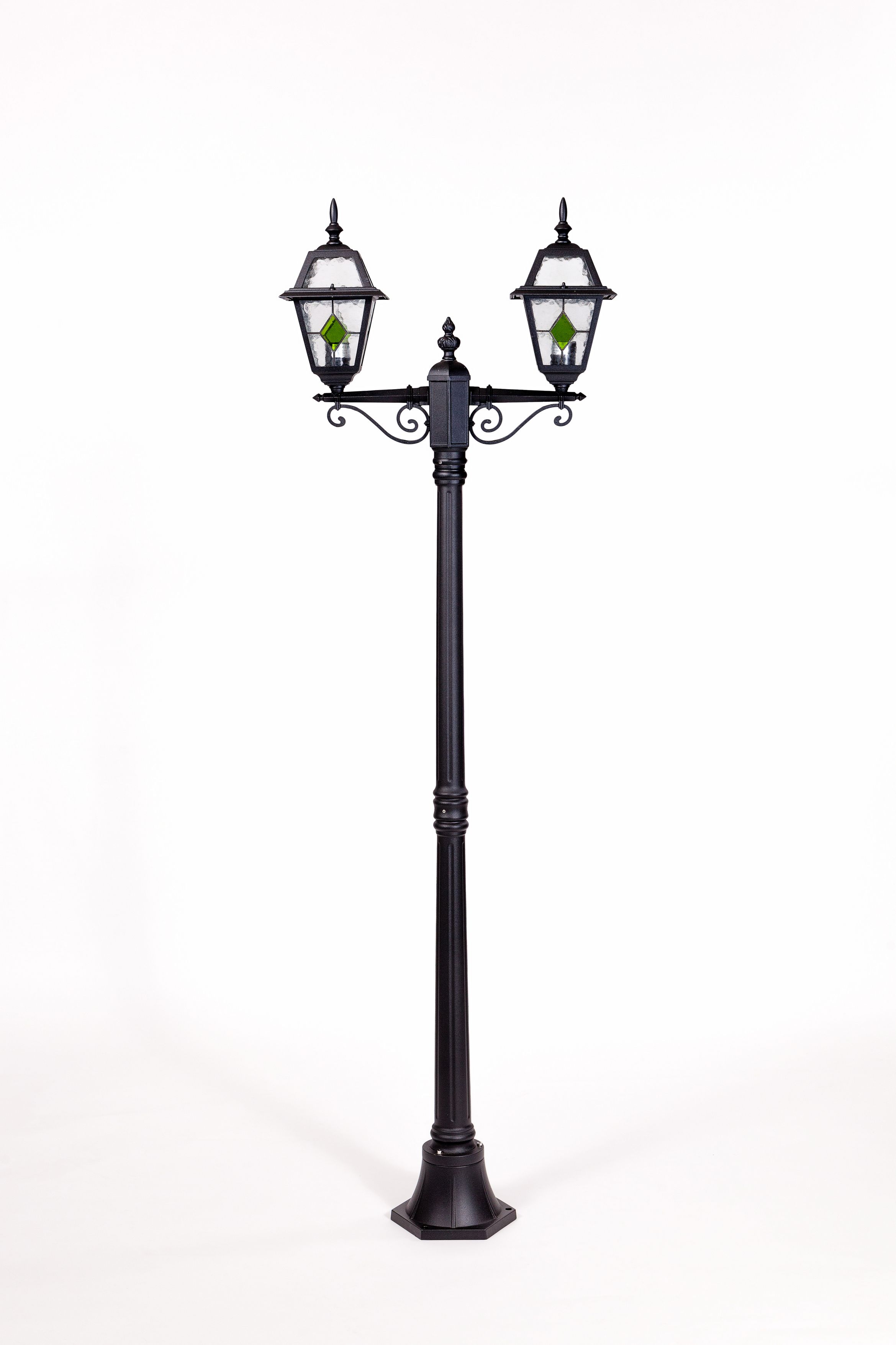 Уличный наземный светильник Oasis Light FARO LEAD GLASS 91108 А lgG Bl