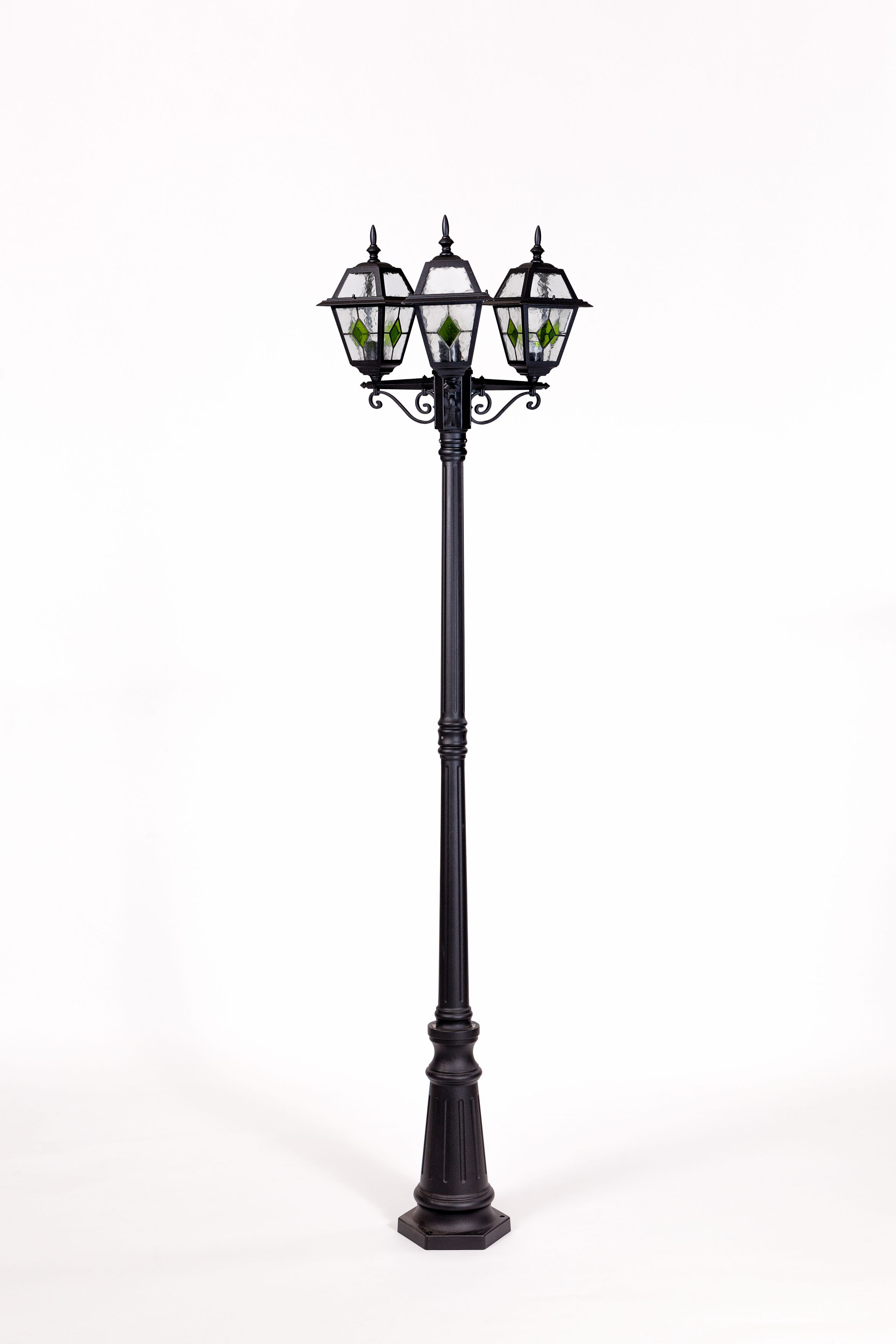 Уличный наземный светильник Oasis Light FARO LEAD GLASS 91109 В lgG Bl