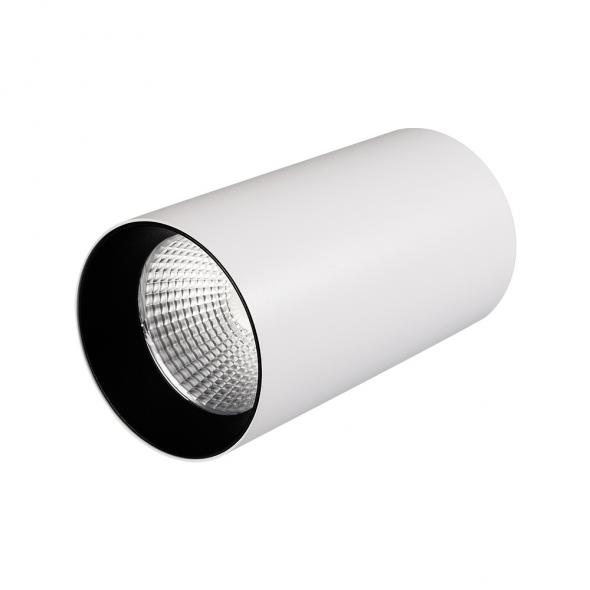 Светильник накладной SP-POLO-R85-1-15W Warm White 40deg (White, Black Ring) Arlight 022940