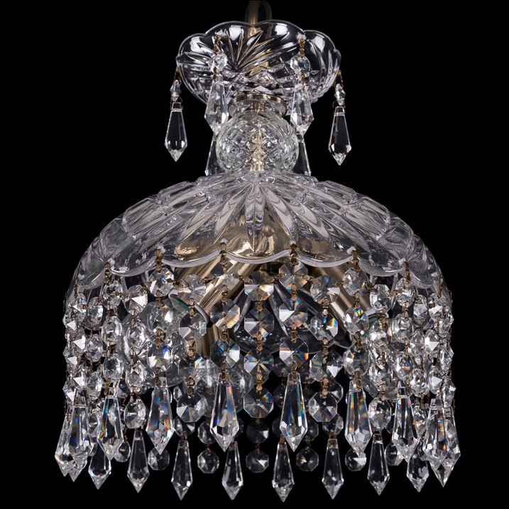 Хрустальный подвесной светильник Bohemia Ivele Crystal серия:7715 7715/22/3/Pa/Drops