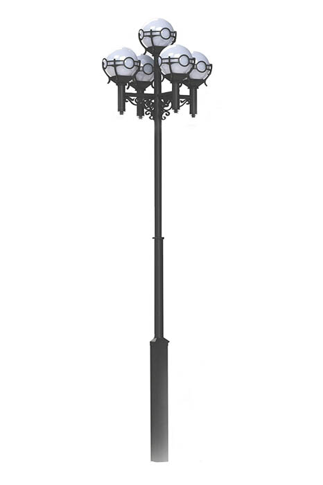 Русские фонари Versailles парковый светильник (5 голов) 520-45/b-30
