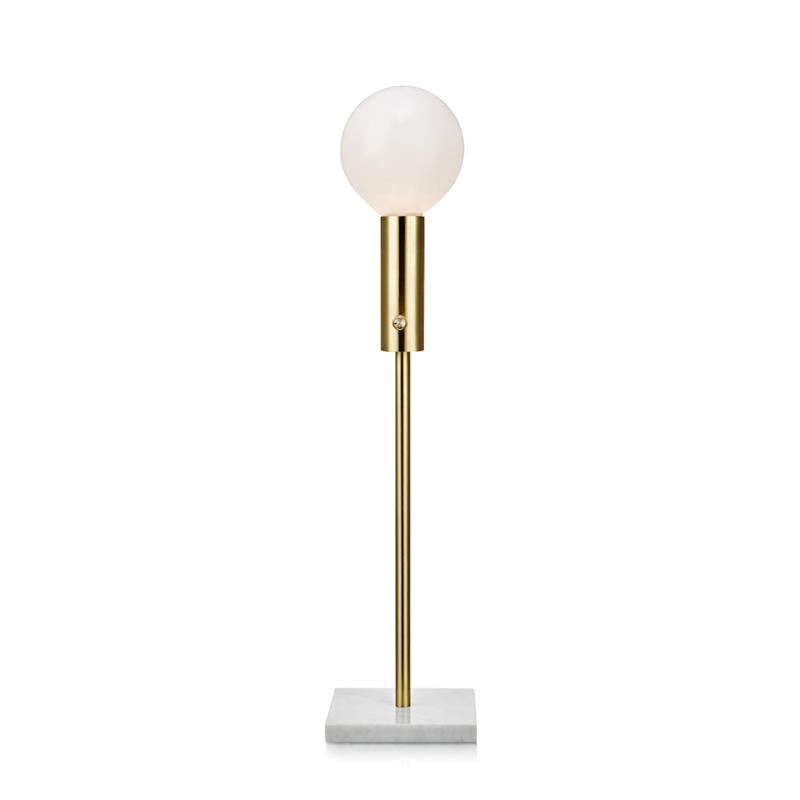 Настольная лампа Marble Top Brass Loft Concept 43.296