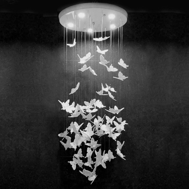 Баттерфляй Kink Light - это современная коллекция светодиодных светильников в виде бабочек