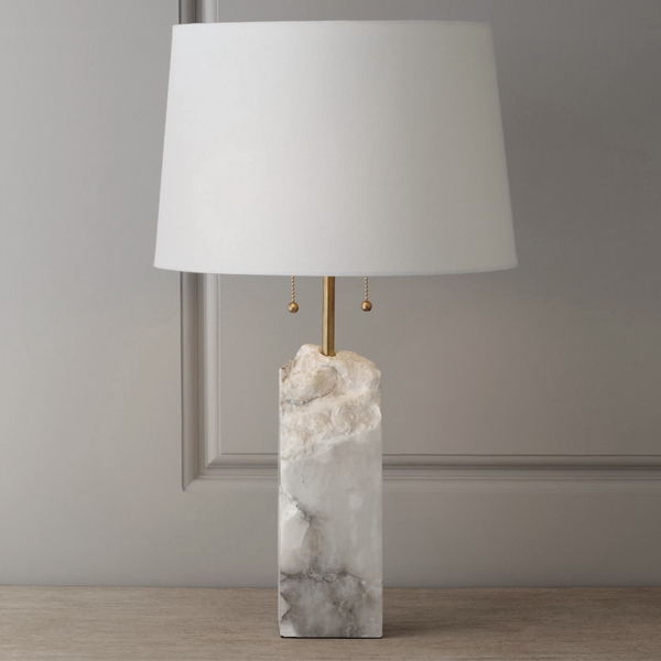 Настольная лампа Regina Andrew Raw Alabaster Lamp Loft Concept 43.130.CH.20.T001