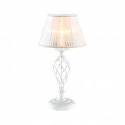 Настольная лампа декоративная Citilux CL427810 в стиле Прованс. Коллекция Ровена Белый. Подходит для интерьера Для спальни 
