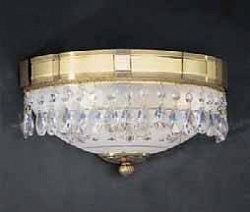 Настенный светильник Reccagni Angelo A 6110/2 в стиле Классический. Коллекция silver 6100. Подходит для интерьера Для гостиной 
