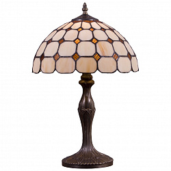 Настольная лампа SVETRESURS 812-804-01 в стиле Тиффани. Коллекция серия:(812). Подходит для интерьера 