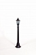 Столб 1 фонарь Oasis Light 79807S Bl