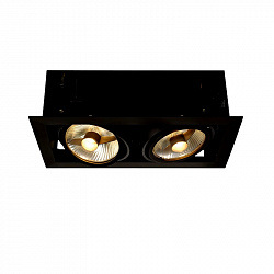 Встраиваемый светильник SLV 115550 в стиле Современный. Коллекция Kadux ES111 Black. Подходит для интерьера Для магазина 