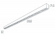 Подвесной светодиодный светильник 2м 48Вт 48° Donolux DL18515S121A48.48.2000BB