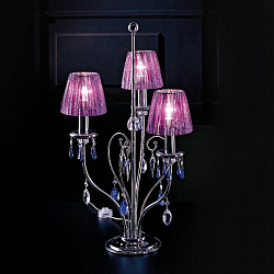 Настольная лампа Beby Group 118L02 chrome/violet SW в стиле . Коллекция Violet. Подходит для интерьера 