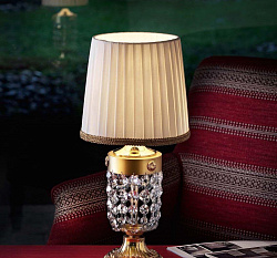 Настольная лампа MASIERO Elegantia TL1P G03-G05 / PON-BD/20/IV Half cut glass в стиле . Коллекция Elegantia. Подходит для интерьера 