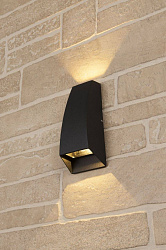 Уличный настенный светильник Elektrostandard 4690389068201 в стиле Хай-тек. Коллекция 1016. Подходит для интерьера 