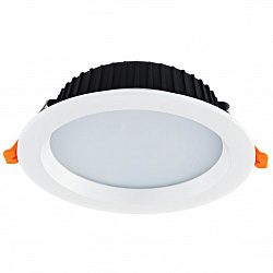 Встраиваемый светильник Donolux DL18891/24W White R Dim в стиле Современный. Коллекция DL18891. Подходит для интерьера Для магазина 