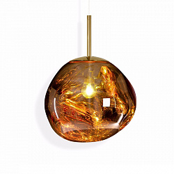 Подвесной светильник Tom Dixon Melt Mini Gold в стиле яркое и цветное Современный. Коллекция Melt. Подходит для интерьера 