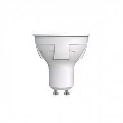 Лампа светодиодная Uniel LED-JCDR-6W/WW/GU10/FR PLP01WH в стиле . Коллекция Palazzo. Подходит для интерьера 