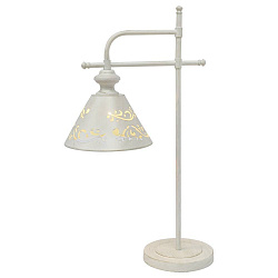 Настольная лампа декоративная Arte Lamp A1511LT-1WG в стиле Кантри. Коллекция Kensington. Подходит для интерьера Для гостиной 