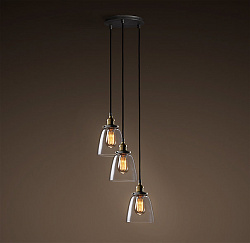 Подвесной светильник Loft Concept 40.209.GL.BL.T1B в стиле . Коллекция Loft Industrial Glass. Подходит для интерьера 