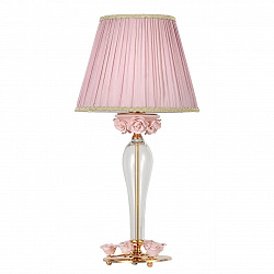 Настольная лампа декоративная Omnilux OML-70414-01 в стиле Прованс. Коллекция Muntiggioni Gold. Подходит для интерьера Для гостиной 