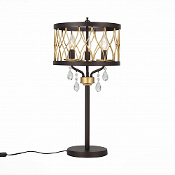Настольная лампа декоративная ST Luce SL789.424.03 в стиле Кантри. Коллекция Grassо. Подходит для интерьера Для больших залов 