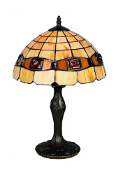 Настольная лампа декоративная Omnilux OML-80504-01 в стиле Тиффани. Коллекция 805. Подходит для интерьера Для кухни 