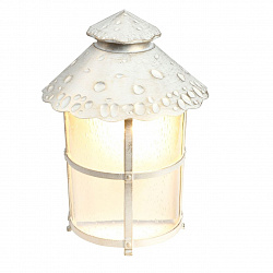 Наземный низкий светильник Arte Lamp A1461AL-1WG в стиле Ретро. Коллекция Prague White. Подходит для интерьера 