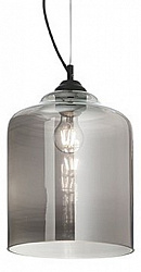 Подвесной светильник Ideal Lux BISTRO' SP1 SQUARE FUME' в стиле Техно. Коллекция Bistro'. Подходит для интерьера 