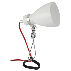 Настольная лампа декоративная Arte Lamp A1409LT-1WH в стиле Современный. Коллекция Dorm. Подходит для интерьера Для офиса 