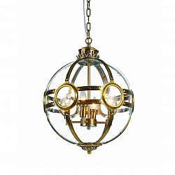 Подвесной светильник DeLight Collection KG0516P-4 antique brass в стиле . Коллекция Hagerty. Подходит для интерьера 