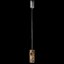 Подвесной светильник Lamp di Volpato Patrizia LP-480/S1 argento nero в стиле . Коллекция Pizzo. Подходит для интерьера 
