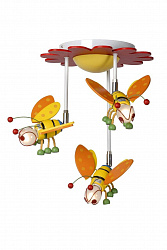 Подвесная люстра Lucide 77164/03/99 в стиле Современный. Коллекция Bee. Подходит для интерьера Для детской 