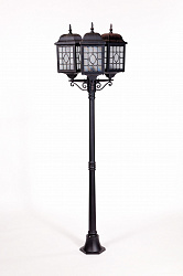 Уличный наземный светильник Oasis Light 64808L B R в стиле Классический. Коллекция LONDON. Подходит для интерьера 