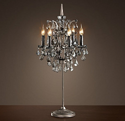 Настольная лампа Loft Concept 43.316 в стиле . Коллекция RH Rococo Iron & Crystal Chandelier. Подходит для интерьера 