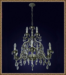 Люстра Эпицентр Флоренция/серебро НСБ21-9х60-900 в стиле . Коллекция Флоренция. Подходит для интерьера 
