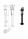 Русские фонари Лион столб прямой 80 см 210-31/bc-06