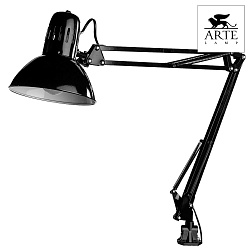 Настольная лампа офисная Arte Lamp A6068LT-1BK в стиле Современный. Коллекция Senior. Подходит для интерьера Для офиса 
