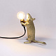 Настольная лампа Seletti Mouse Lamp Gold Step 15070 GLD