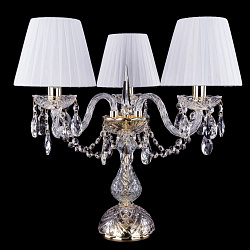Настольная лампа декоративная Bohemia Ivele 1406L/3/141-39/G/SH2-160 в стиле . Коллекция Классика. Подходит для интерьера Для больших залов 