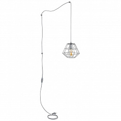Подвесной светильник TK Lighting 2201 Diamond в стиле Лофт. Коллекция Diamond Gray. Подходит для интерьера Для прихожей 
