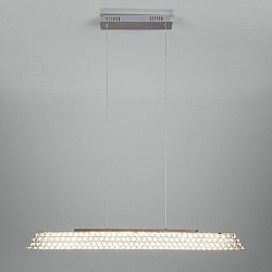 Подвесной светильник Eurosvet 90075/1 хром в стиле Современный. Коллекция Azhur. Подходит для интерьера Для спальни 