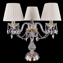 Настольная лампа декоративная Bohemia Ivele 1406L/3/141-39/G/SH3-160 в стиле . Коллекция Классика. Подходит для интерьера Для больших залов 