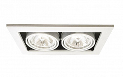 Встраиваемый светильник Arte Lamp A5930PL-2WH в стиле Хай-тек. Коллекция Cardani Medio. Подходит для интерьера Для офиса 